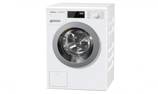 miele wdb020 eco washer washing machine front-load white color 